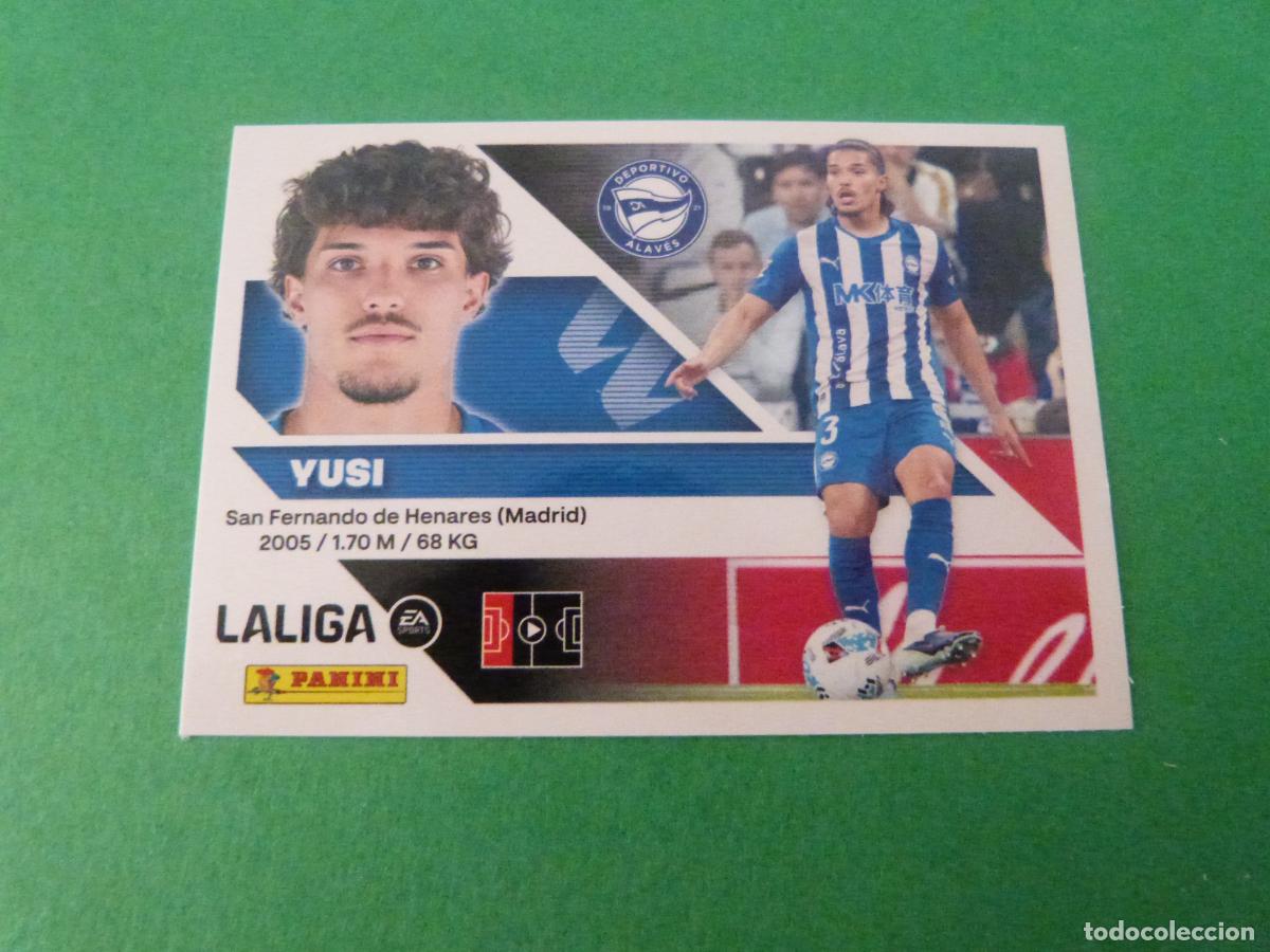 Cromos de f&uacute;tbol: CROMO FUTBOL YUSI DEPORTIVO ALAVES SIN PEGAR N&ordm; 9 LIGA ESTE 2026-2027/26-27 PANINI