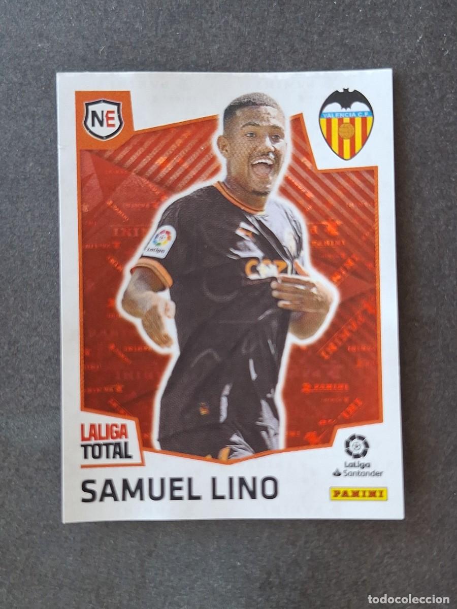 Cromos de f&uacute;tbol: L2 SAMUEL LINO VALENCIA C. F. NEW ERA 484 PANINI LA LIGA TOTAL 2022 2023 22 23 NUNCA PEGADO