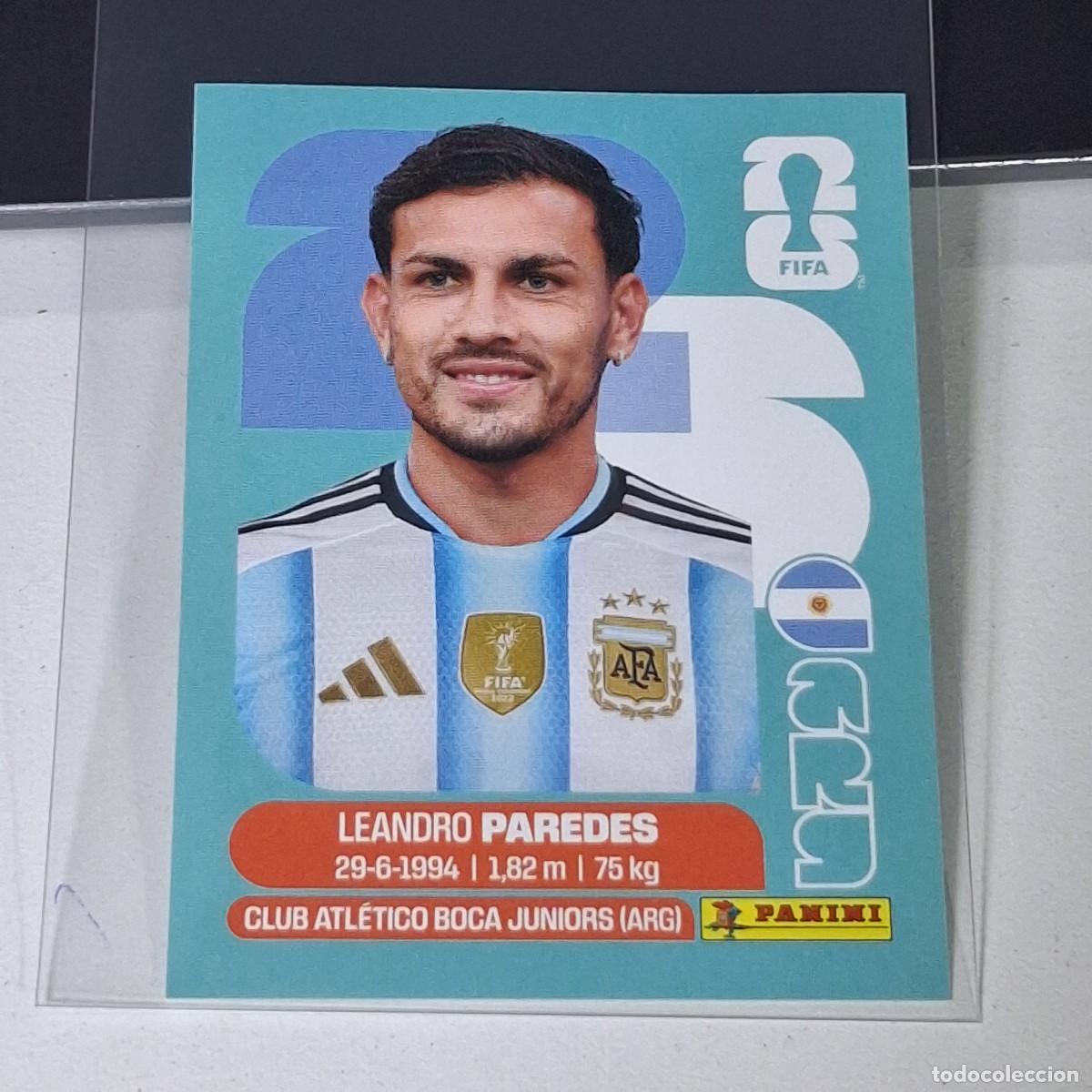 Cromos de f&uacute;tbol: B39 ARG12 LEANDRO PAREDES ARG 12 ARGENTINA MUNDIAL FIFA WORLD CUP 2026 STICKER PANINI