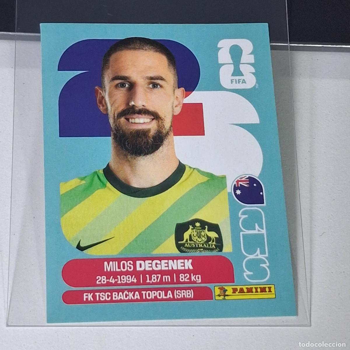 Cromos de f&uacute;tbol: B39 AUS 10 AUS10 MILOS DEGENEK AUSTRALIA AUS MUNDIAL FIFA WORLD CUP 2026 STICKER PANINI