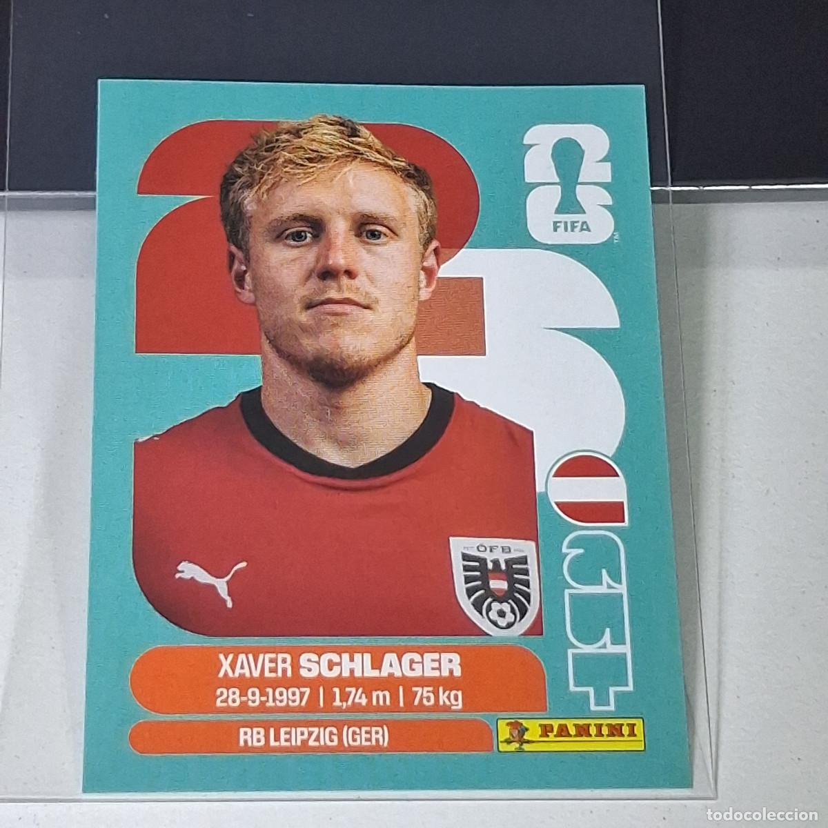 Cartes &agrave; collectionner de Football: B39 AUT10 XAVIER SCHLAGER 10 AUSTRIA AUT MUNDIAL FIFA WORLD CUP 2026 STICKER PANINI