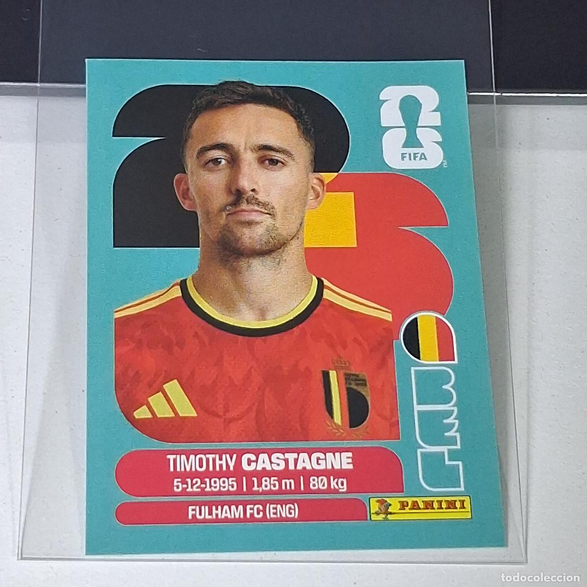 Cromos de f&uacute;tbol: B39 BEL4 TIMOTHY CASTAGNE 4 B&Eacute;LGICA BELGIUM BEL MUNDIAL FIFA WORLD CUP 2026 STICKER PANINI