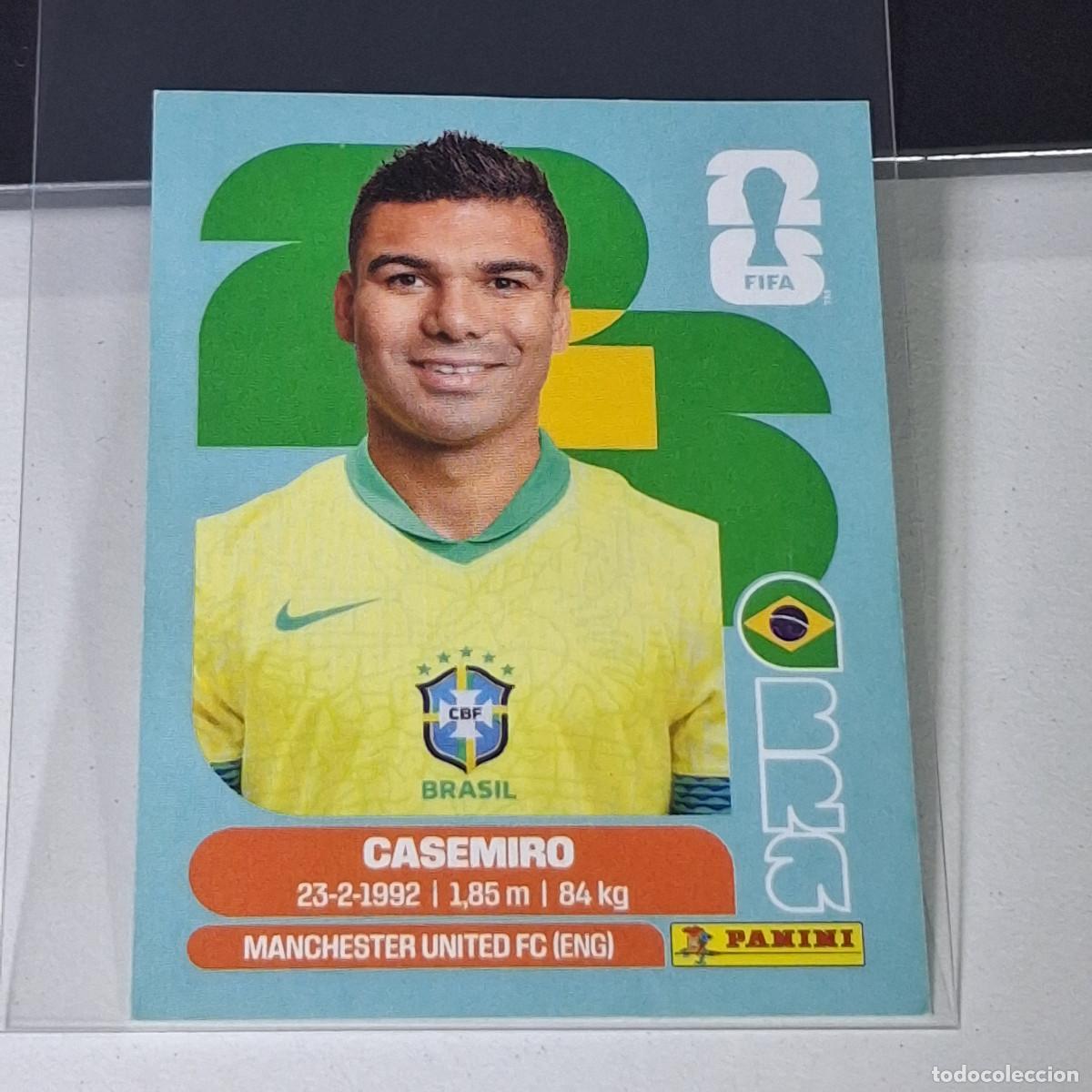 Cromos de f&uacute;tbol: B39 BRA10 CASEMIRO 10 BRAZIL BRASIL BRA MUNDIAL FIFA WORLD CUP 2026 STICKER PANINI