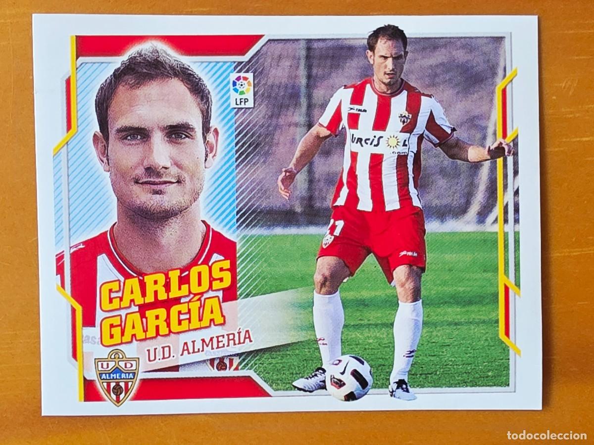 Cromos de f&uacute;tbol: 4 B Carlos Garc&iacute;a, UD Almer&iacute;a, Coloca, Panini Ediciones Liga Este 2010 2011 10 11