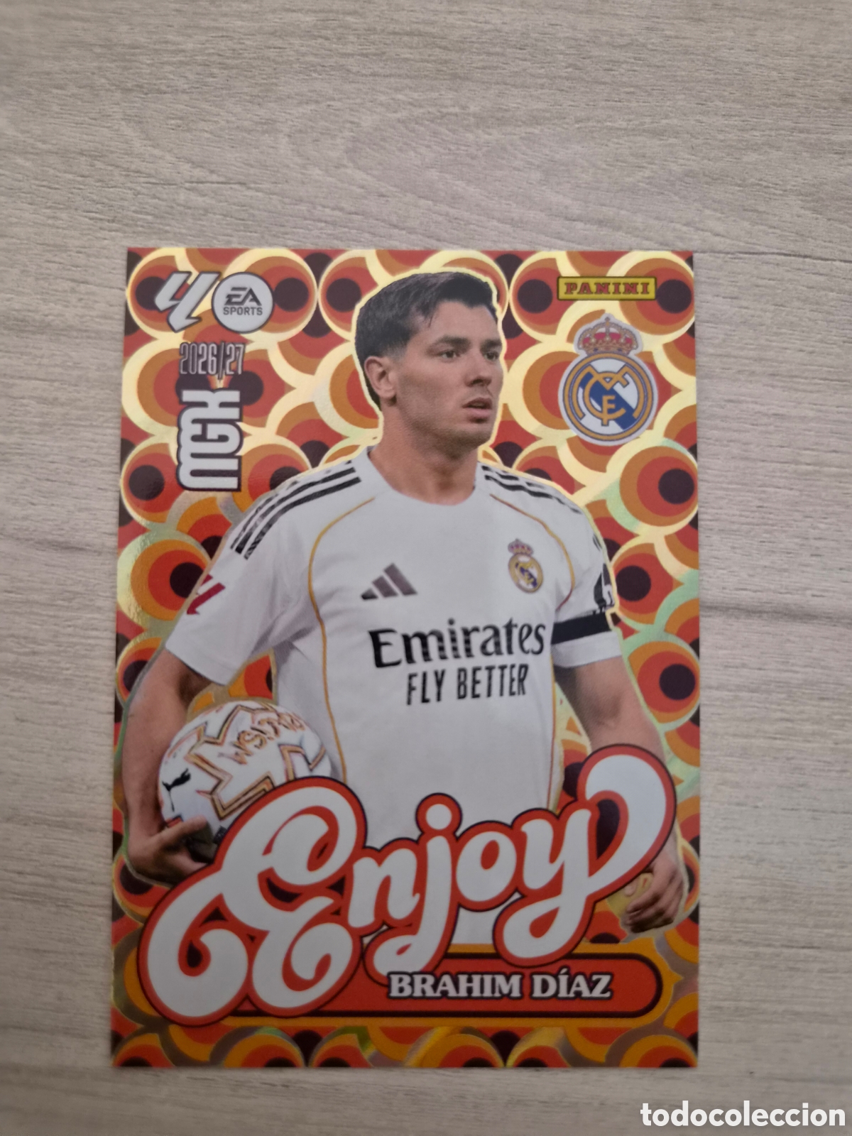Cromos de f&uacute;tbol: N&deg;380 Enjoy Brahim D&iacute;az Megacracks 26/27