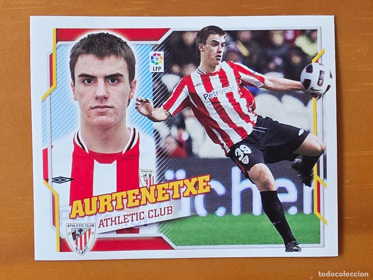 Cromos de f&uacute;tbol: 5 B Jon Aurtenetxe, Athletic Club de Bilbao, Coloca, Panini Ediciones Liga Este 2010 2011 10 11