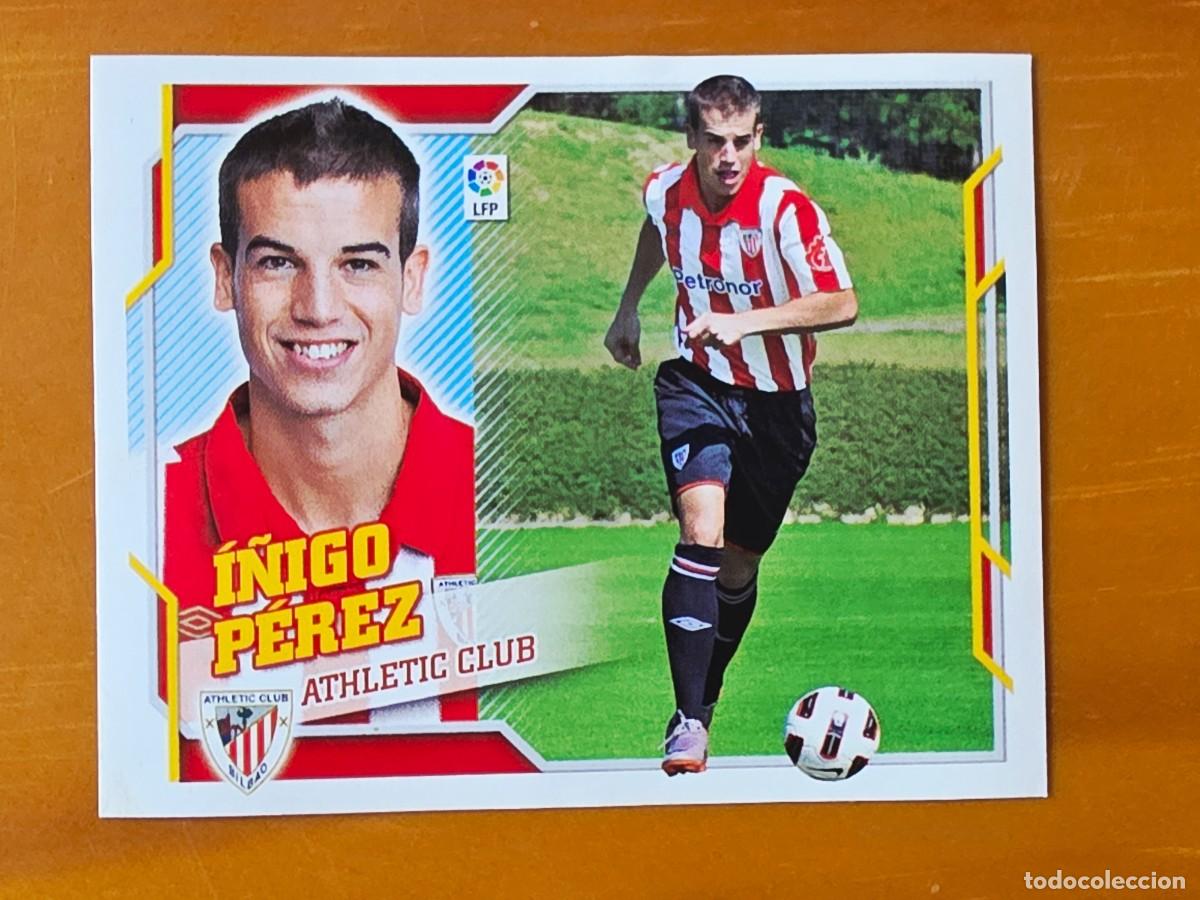 Fu&szlig;ball-Sticker: 11 B &Iacute;&ntilde;igo P&eacute;rez, Rookie Athletic Club de Bilbao, Coloca, Panini Ediciones Liga Este 2010 2011 10 11