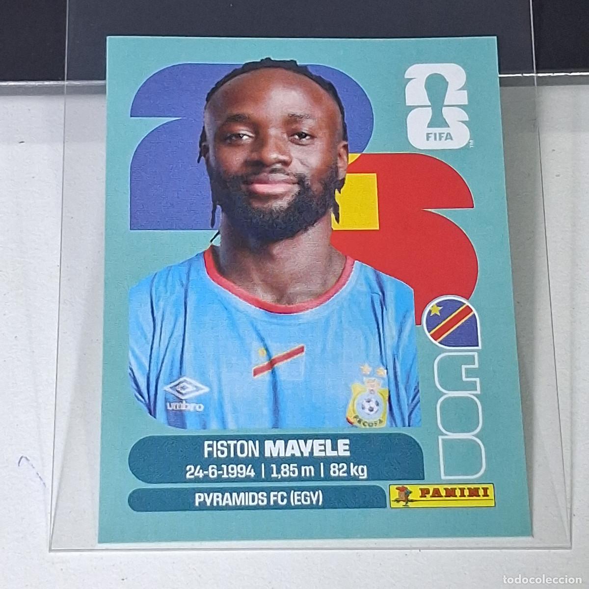 Cromos de f&uacute;tbol: B39 COD18 FISTON MAYELE 18 CONGO COD MUNDIAL FIFA WORLD CUP 2026 STICKER PANINI