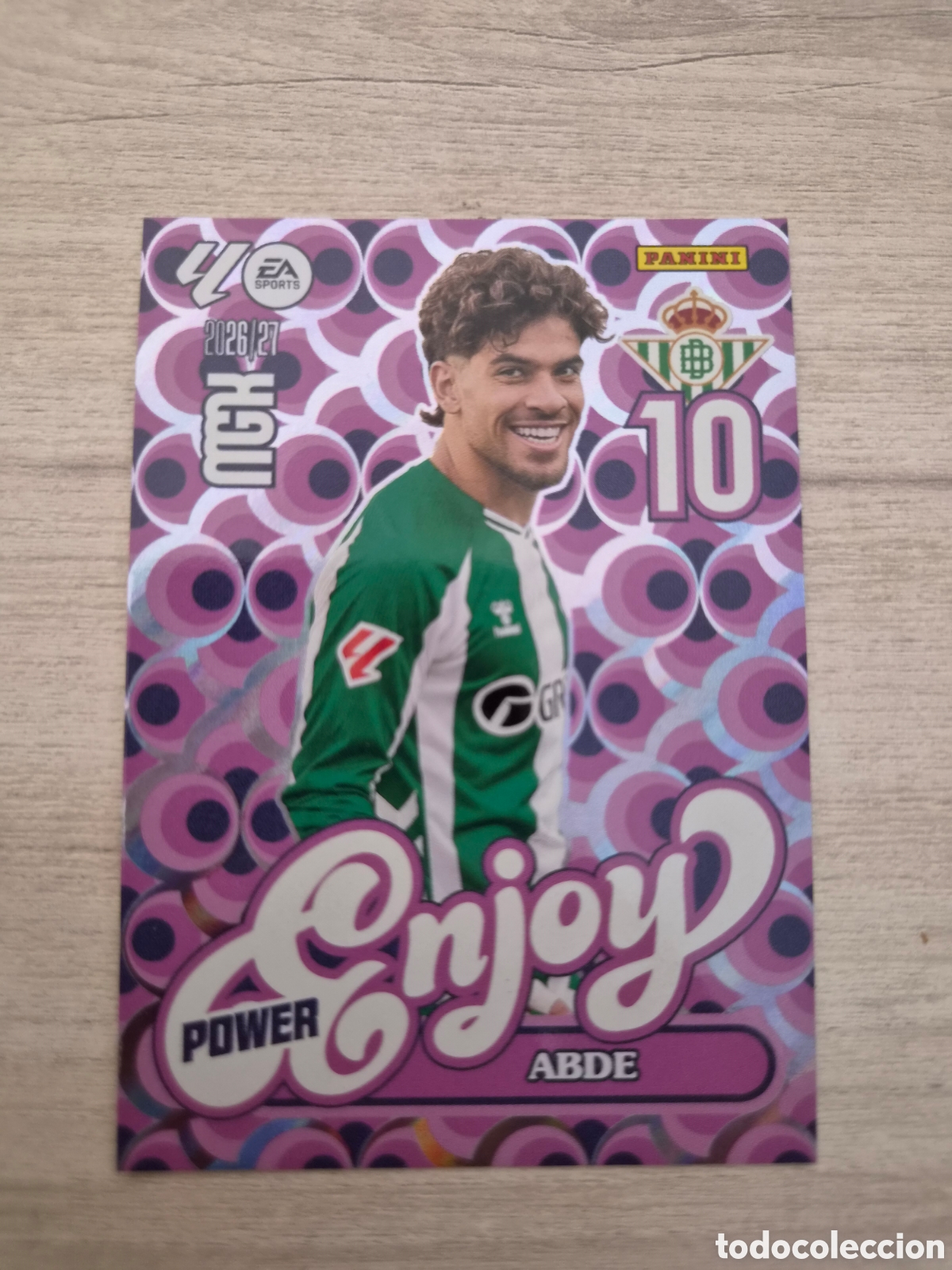 Cromos de f&uacute;tbol: N&deg;P379 Enjoy Power Abde Megacracks 26/27