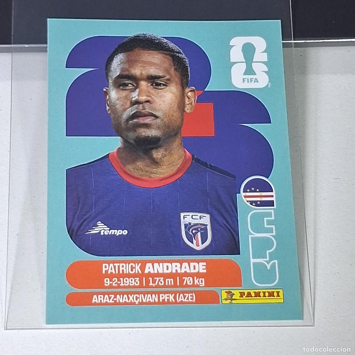 Cromos de Futebol: B39 CPV11 PATRICK ANDRADE 11 CABO VERDE CAPE CPV MUNDIAL FIFA WORLD CUP 2026 STICKER PANINI