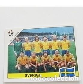 Cromos de Futebol: CROMO DE ITALIA 90 N&ordm; 232 PANINI SUECIA - MUNDIAL F&Uacute;TBOL A&Ntilde;O 1990 - EQUIPO SUECO - EN BUEN ESTADO