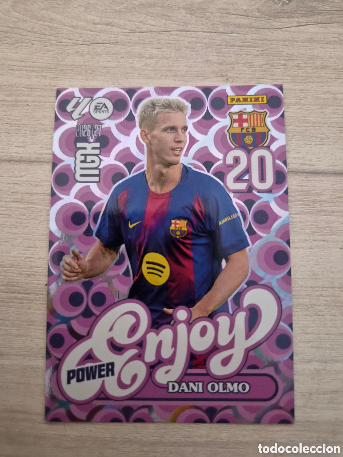 Cromos de Futebol: N&deg;P381 Enjoy Power Dani Olmo Megacracks 26/27