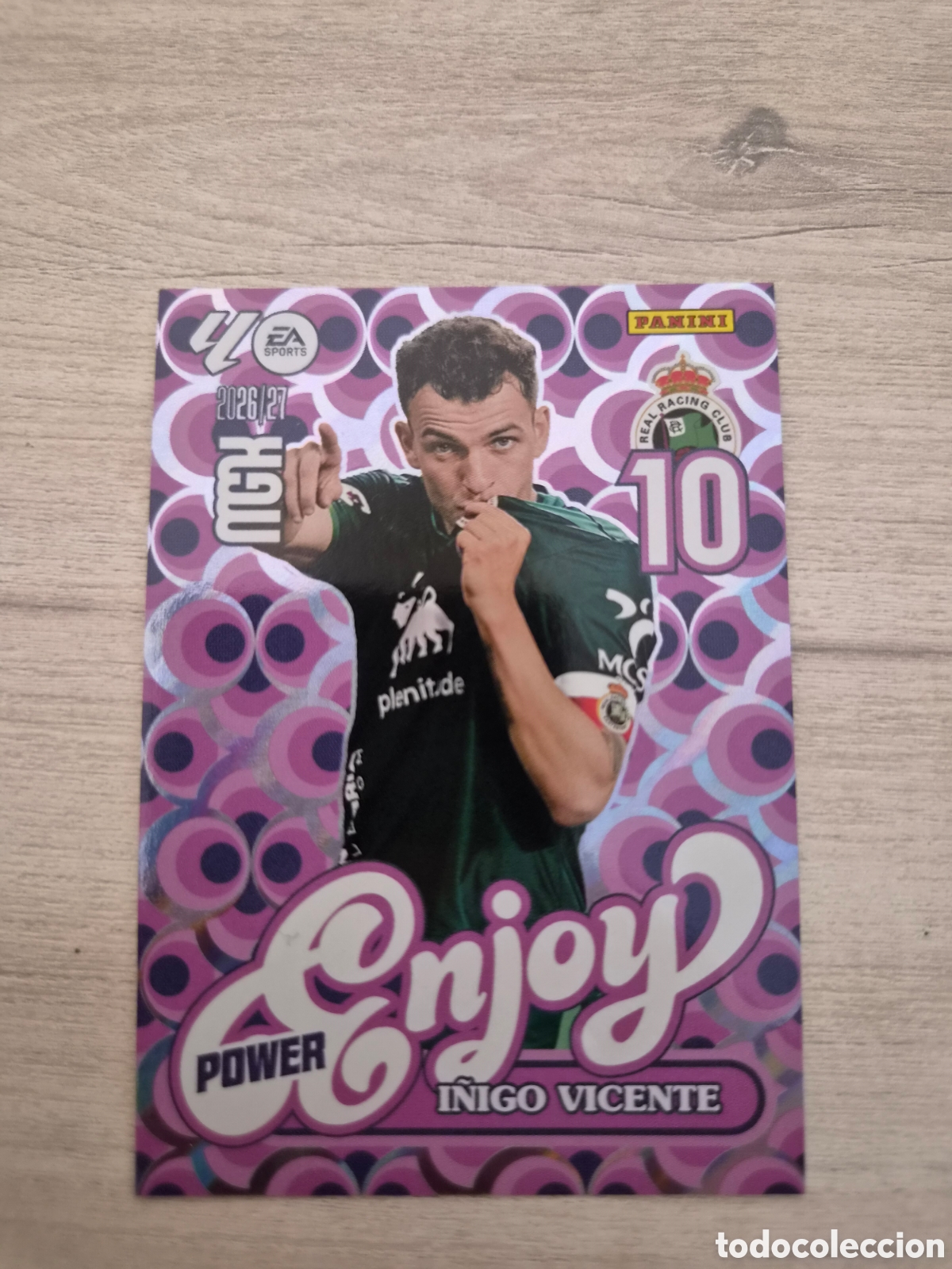 Cromos de Futebol: N&deg;P383 Enjoy Power I&ntilde;igo Vicente Megacracks 26/27