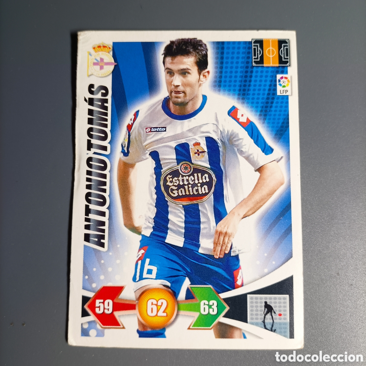 Cromos de Futebol: ADRENALYN. LIGA 2009-2010 (DEPORTIVO) ANTONIO TOM&Aacute;S