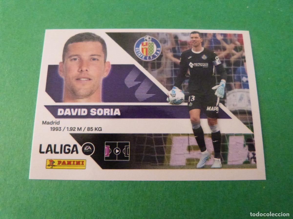 Cromos de f&uacute;tbol: CROMO FUTBOL DAVID SORIA GETAFE C.F. SIN PEGAR N&ordm; 3 LIGA ESTE 2026-2027/26-27 PANINI