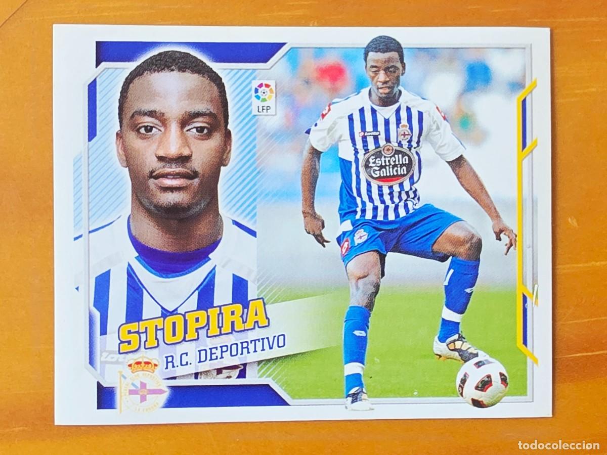 Cromos de Futebol: 6 B Stopira, Deportivo de la Coru&ntilde;a, Coloca, Panini Ediciones Liga Este 2010 2011 10 11