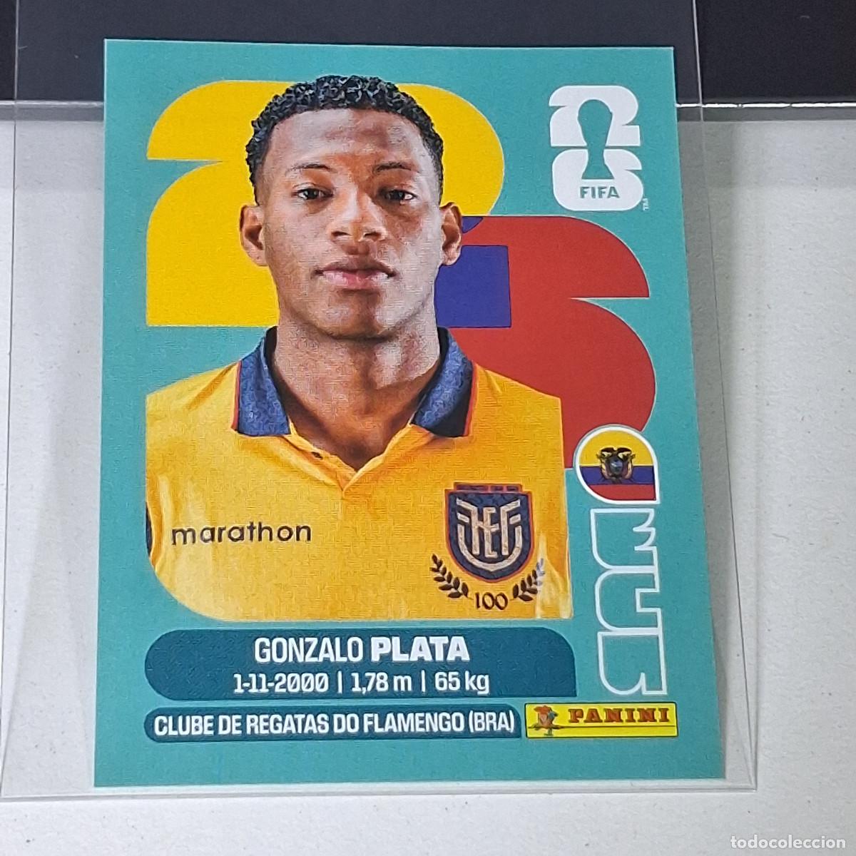 Football Stickers: B39 ECU16 GONZALO PLATA 16 ECU ECUADOR MUNDIAL FIFA WORLD CUP 2026 STICKER PANINI