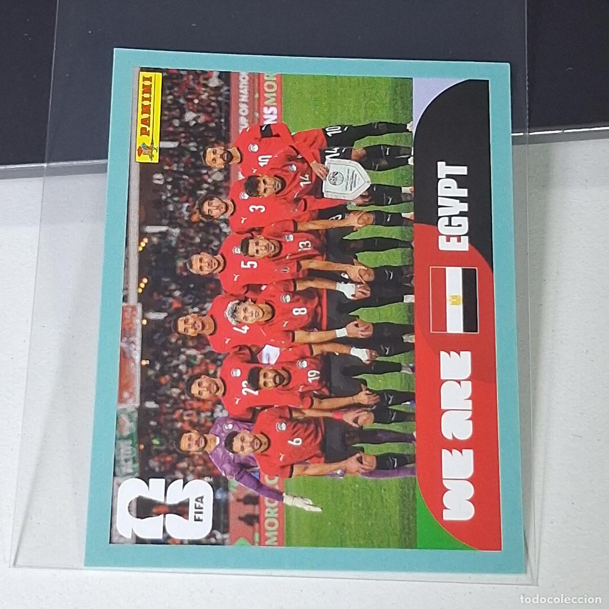 Football Stickers: B39 EGY13 TEAM PHOTO EQUIPO 13 EGYPTO EGYPT EGY MUNDIAL FIFA WORLD CUP 2026 STICKER PANINI