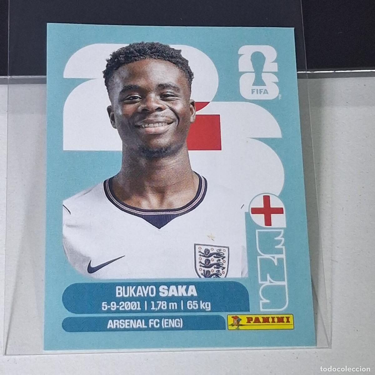 Football Stickers: B39 ENG 17 ENG17 BUKAYO SAKA ENGLAND INGLATERRA MUNDIAL FIFA WORLD CUP 2026 STICKER PANINI