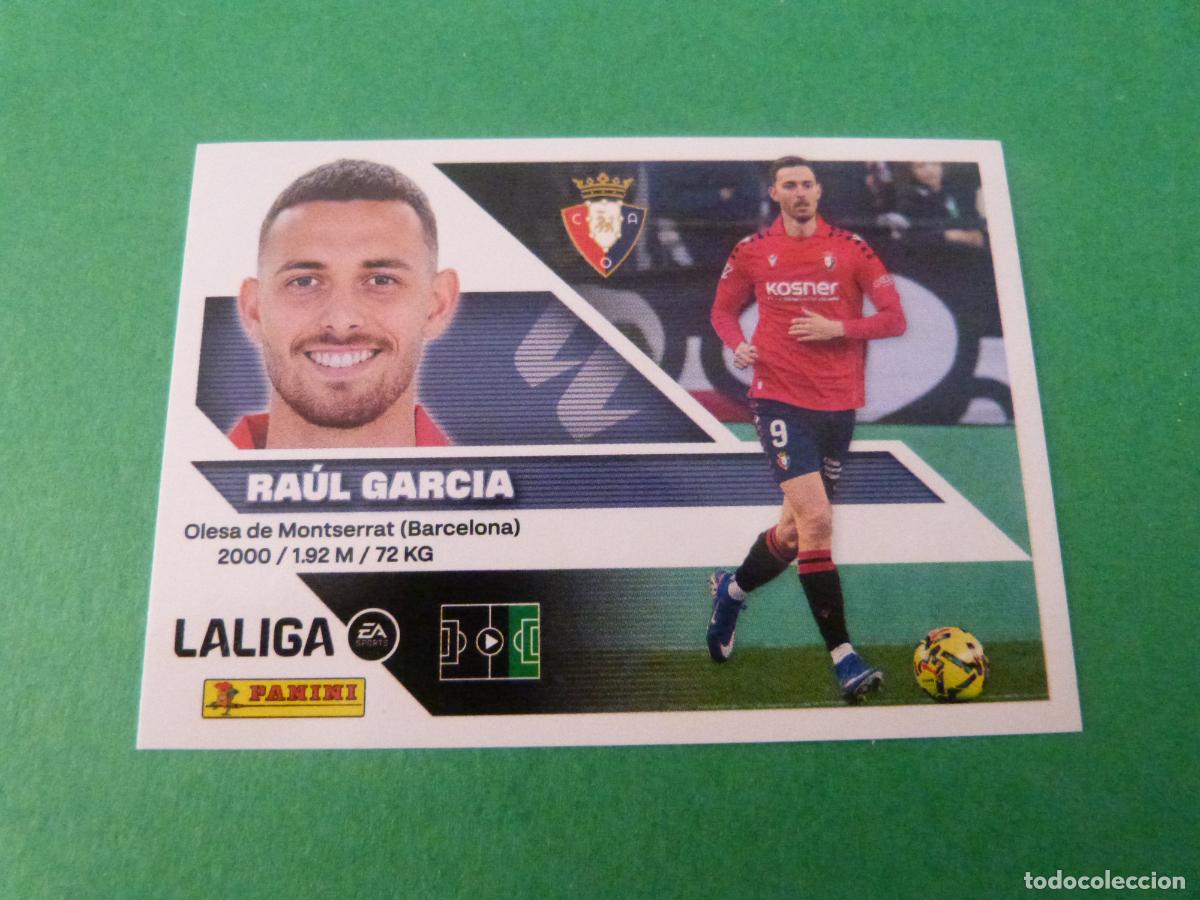 Football Stickers: CROMO FUTBOL RAUL GARCIA AT. OSASUNA SIN PEGAR N&ordm; 18 LIGA ESTE 2026-2027/26-27 PANINI