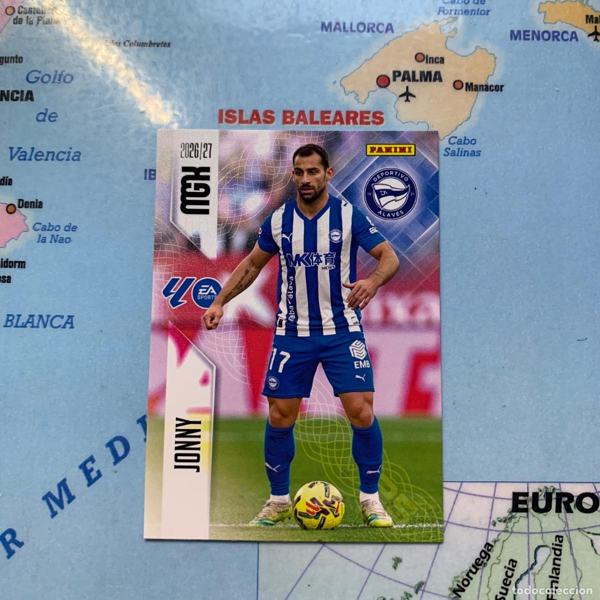 Football Stickers: Jonny n&uacute;mero 22 del Alav&eacute;s megacracks 26-27 2026-2027