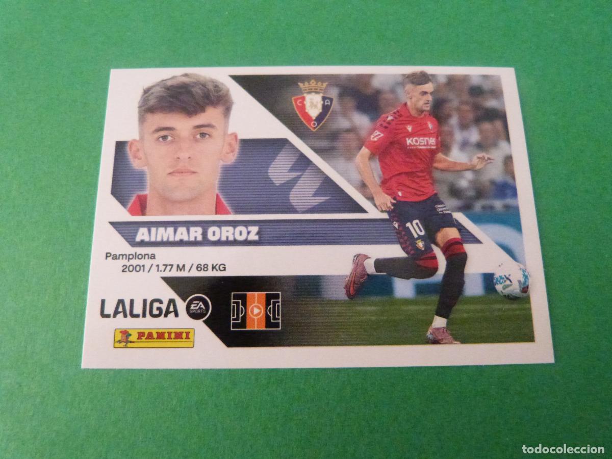 Cromos de f&uacute;tbol: CROMO FUTBOL AIMAR OROZ AT. OSASUNA SIN PEGAR N&ordm; 15 LIGA ESTE 2026-2027/26-27 PANINI