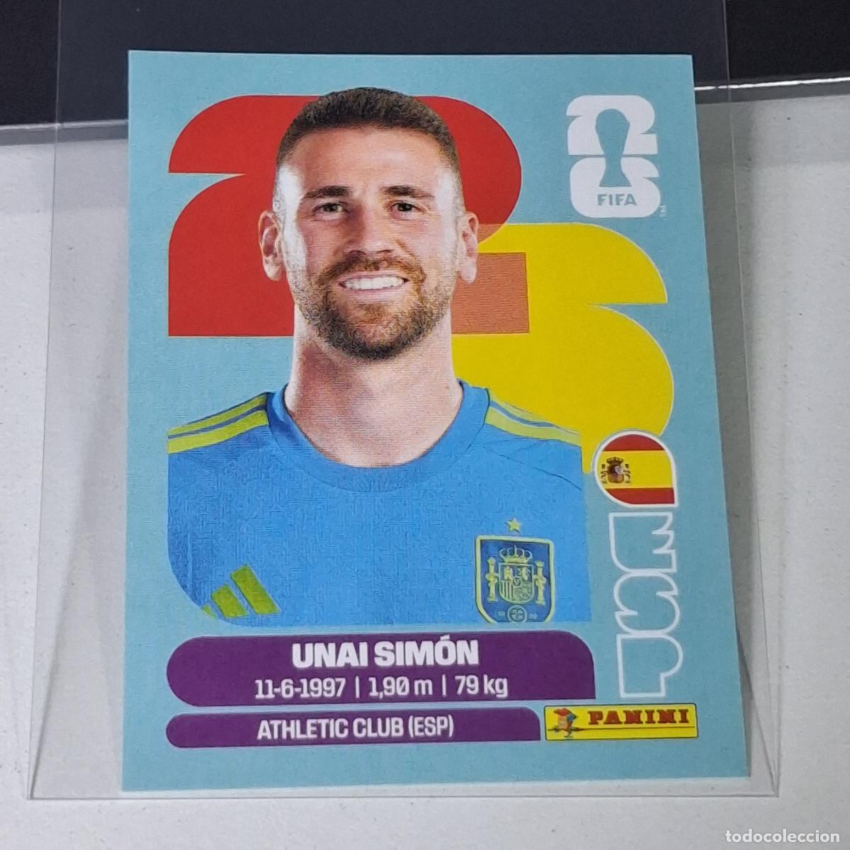Cromos de f&uacute;tbol: B39 B39 ESP 2 ESP2 UNAI SIM&Oacute;N SPAIN ESPA&Ntilde;A MUNDIAL FIFA WORLD CUP 2026 STICKER PANINI