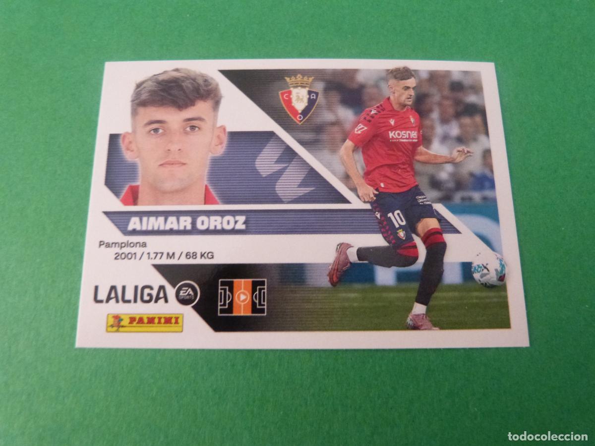 Cromos de f&uacute;tbol: CROMO FUTBOL AIMAR OROZ AT. OSASUNA SIN PEGAR N&ordm; 15 LIGA ESTE 2026-2027/26-27 PANINI