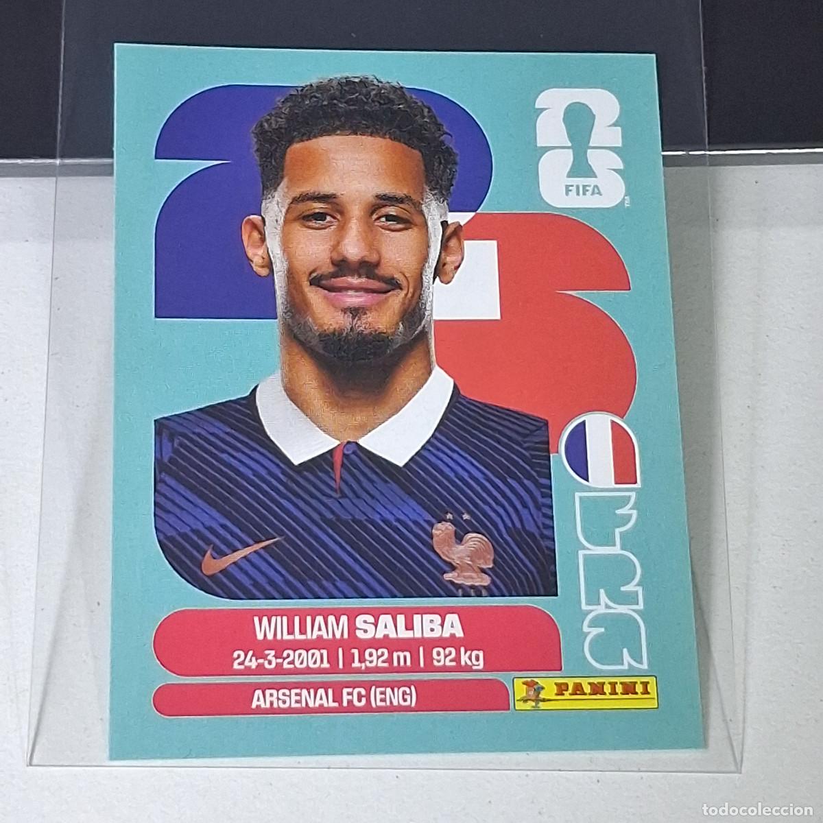 Cromos de f&uacute;tbol: B39 FRA4 WILLIAM SALIBA 4 FRANCIA FRANCE FRA MUNDIAL FIFA WORLD CUP 2026 STICKER PANINI