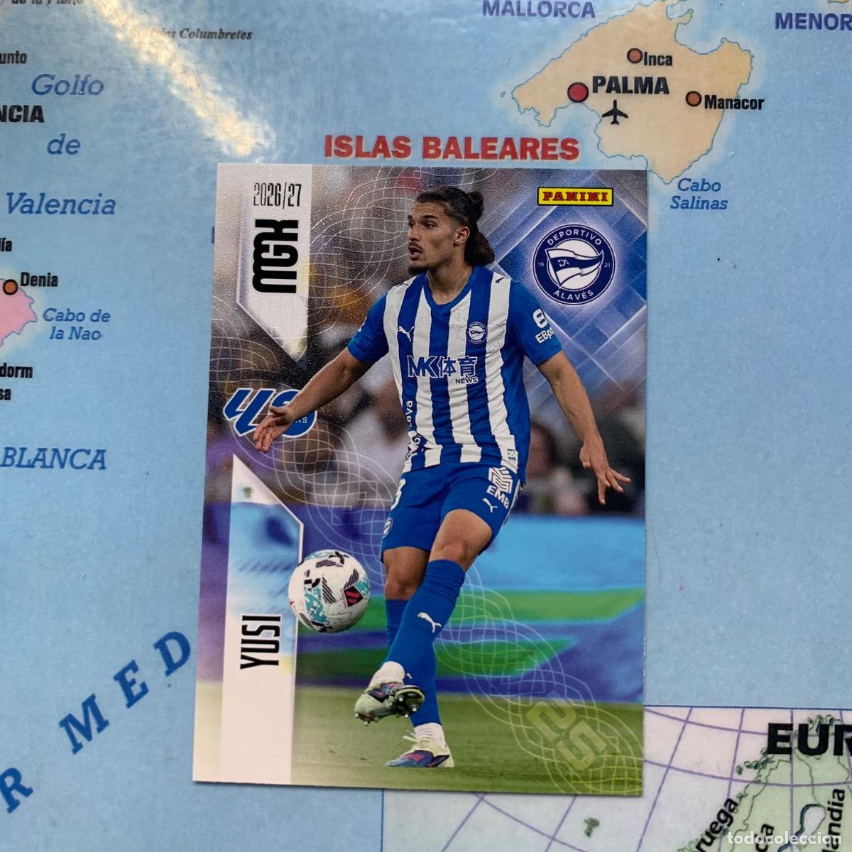 Cromos de f&uacute;tbol: Yusi n&uacute;mero 26 del Alav&eacute;s megacracks 26-27 2026-2027
