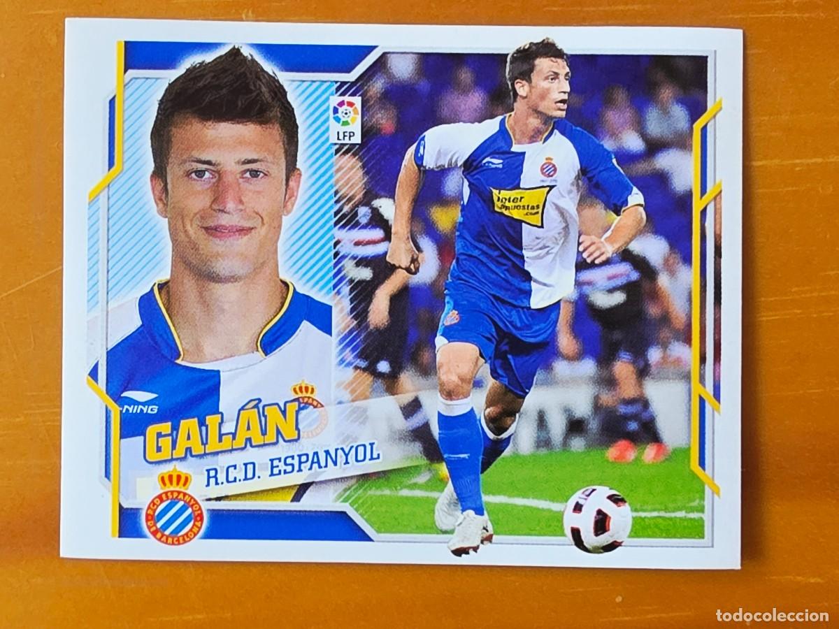 Cromos de f&uacute;tbol: 4 B Ernesto Gal&aacute;n, RCD Espanyol, Coloca, Panini Ediciones Liga Este 2010 2011 10 11