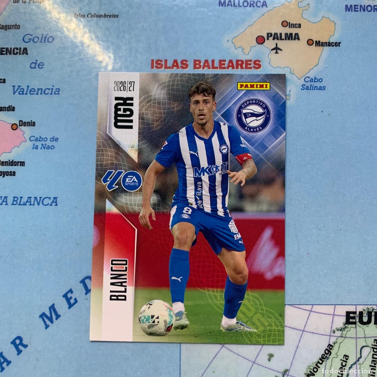 Cromos de f&uacute;tbol: Blanco n&uacute;mero 28 del Alav&eacute;s megacracks 26-27 2026-2027