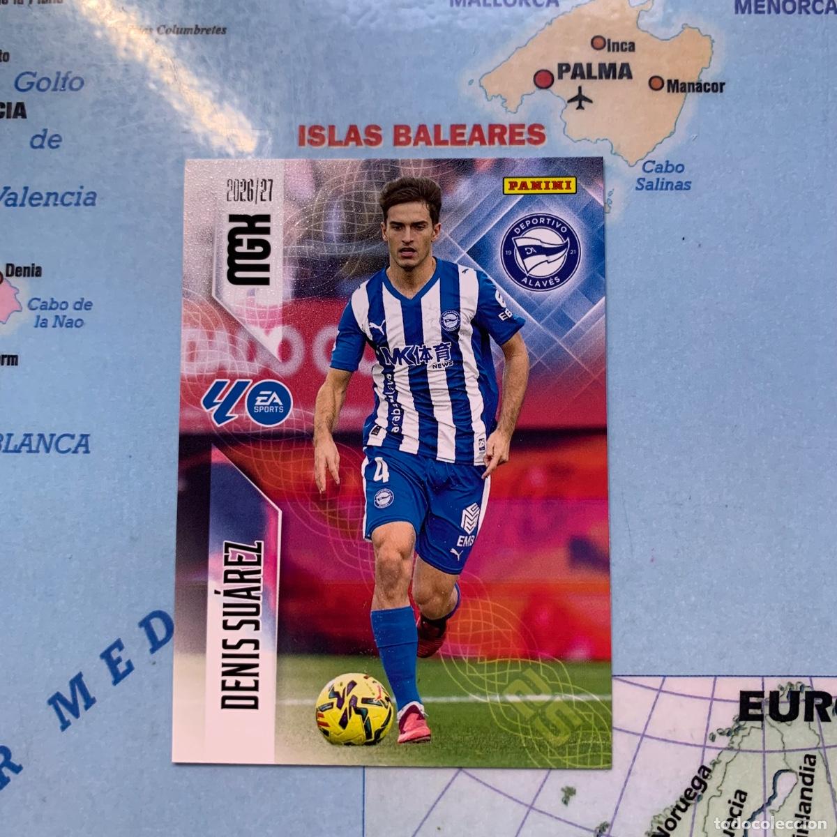 Cromos de f&uacute;tbol: Denis suarez n&uacute;mero 32 del Alav&eacute;s megacracks 26-27 2026-2027