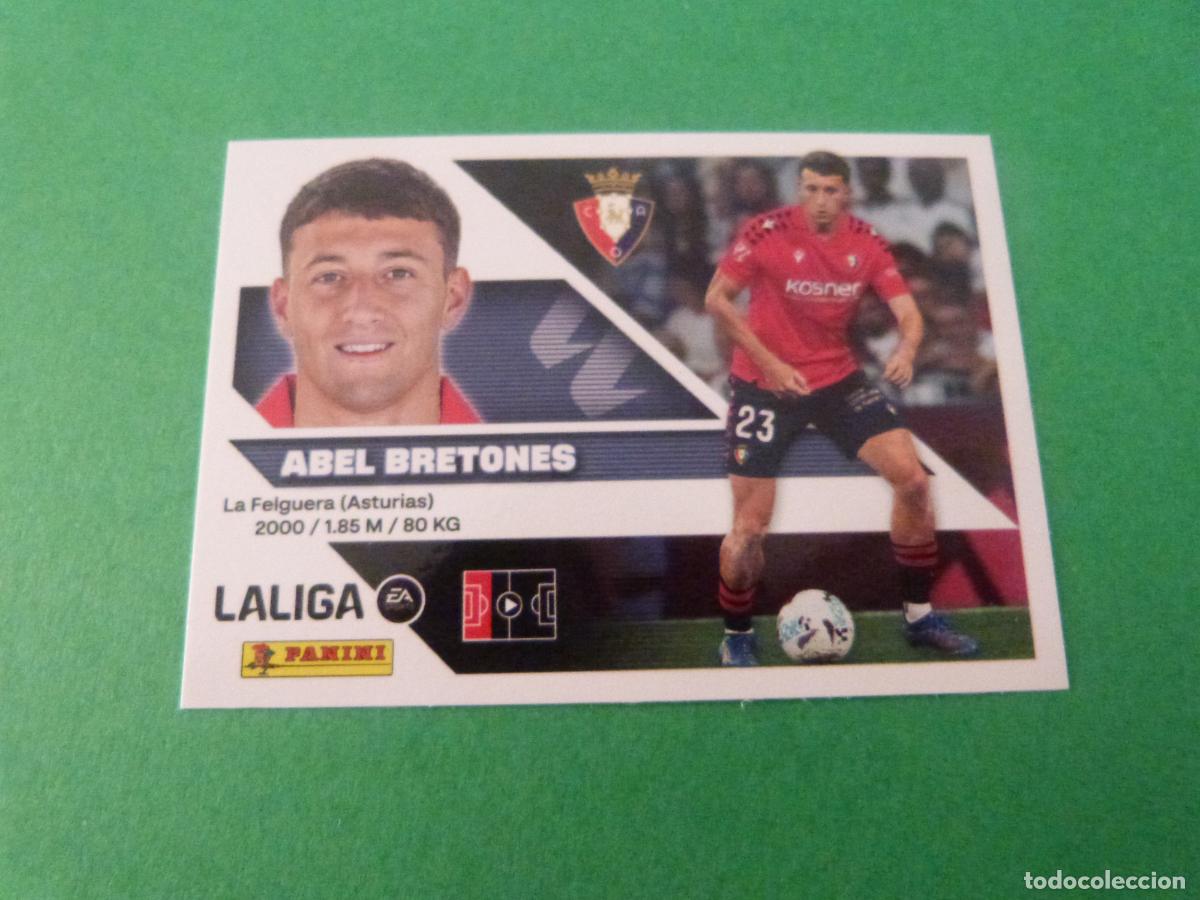 Cromos de f&uacute;tbol: CROMO FUTBOL ABEL BRETONES AT. OSASUNA SIN PEGAR N&ordm; 9 LIGA ESTE 2026-2027/26-27 PANINI