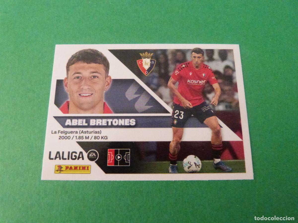 Cromos de f&uacute;tbol: CROMO FUTBOL ABEL BRETONES AT. OSASUNA SIN PEGAR N&ordm; 9 LIGA ESTE 2026-2027/26-27 PANINI