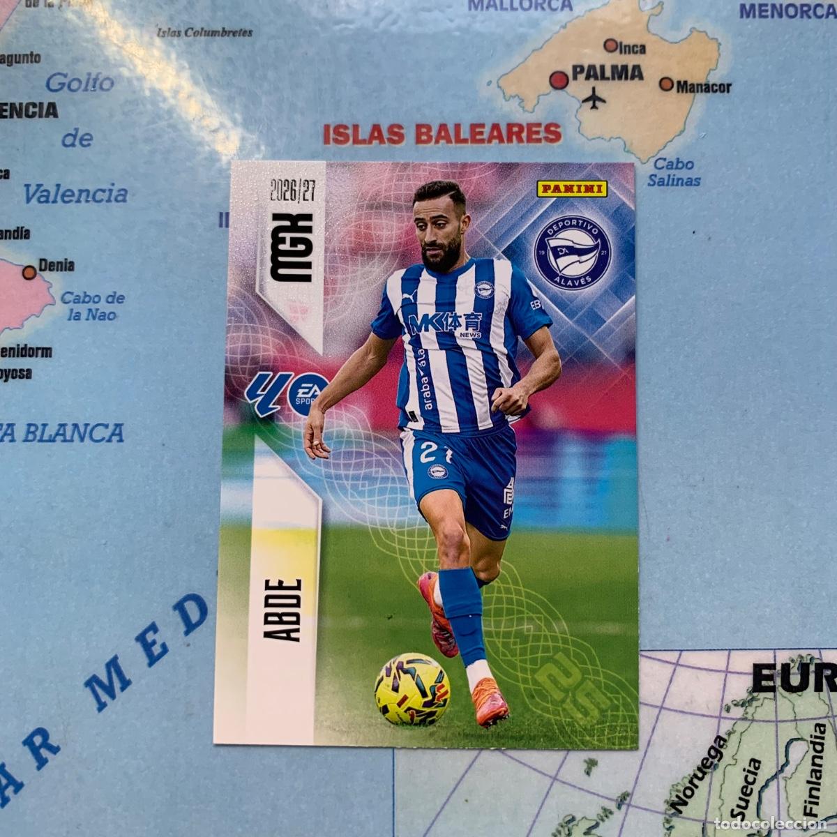 Cromos de f&uacute;tbol: Abde n&uacute;mero 34 del Alav&eacute;s megacracks 26-27 2026-2027