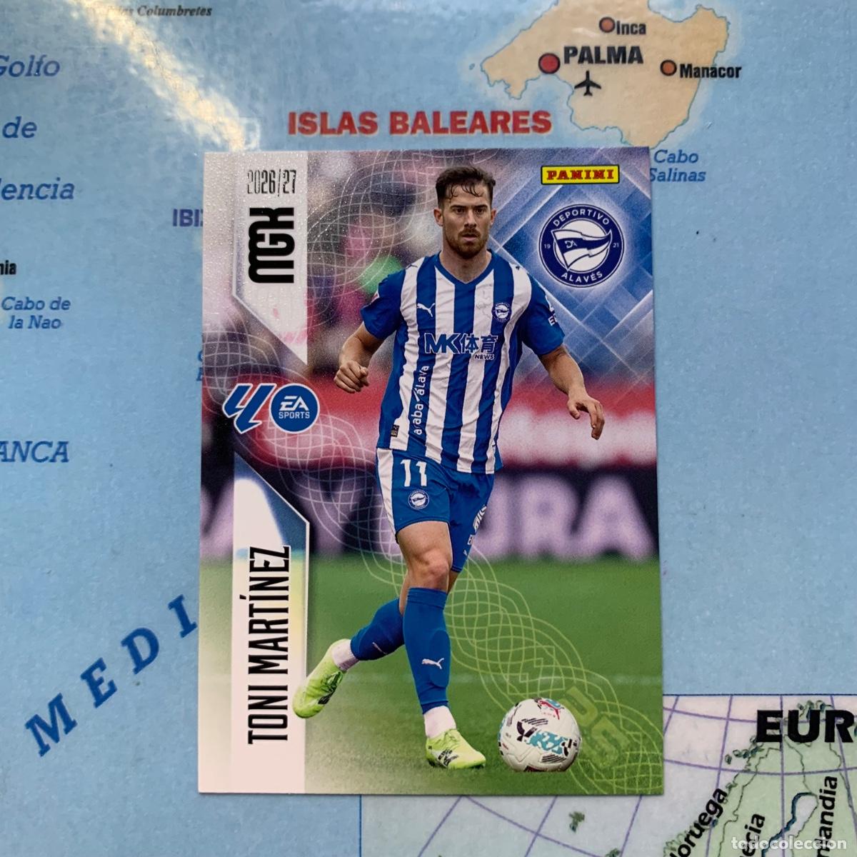 Cromos de f&uacute;tbol: Toni Martinez n&uacute;mero 35 del Alav&eacute;s megacracks 26-27 2026-2027