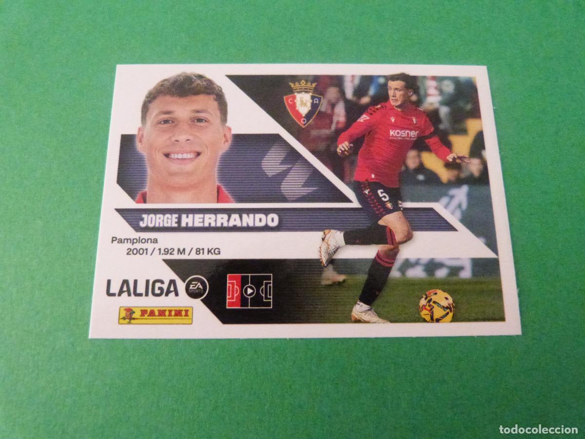 Cromos de f&uacute;tbol: CROMO FUTBOL HERRANDO AT. OSASUNA SIN PEGAR N&ordm; 7 LIGA ESTE 2026-2027/26-27 PANINI