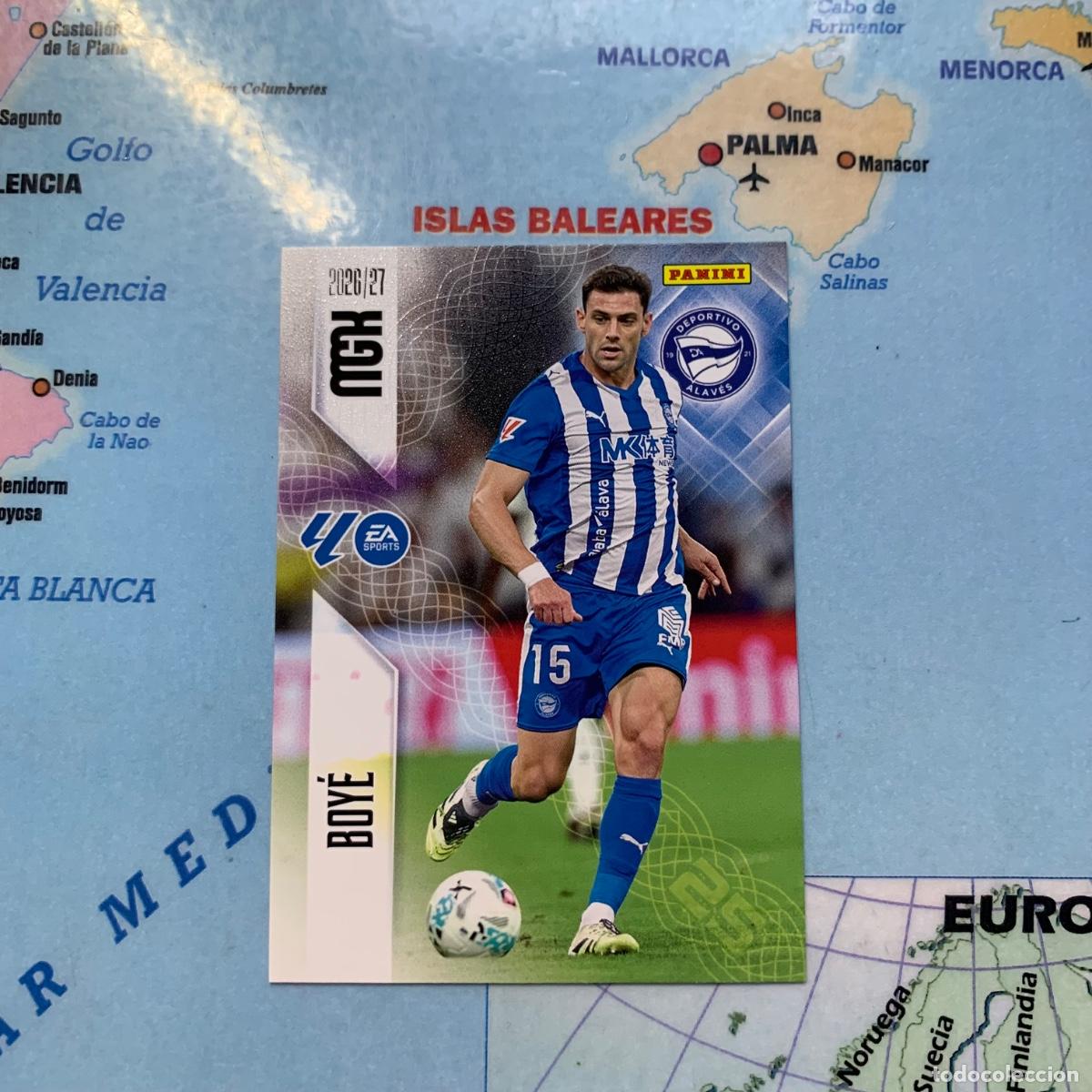 Cromos de f&uacute;tbol: Boye n&uacute;mero 36 del Alav&eacute;s megacracks 26-27 2026-2027