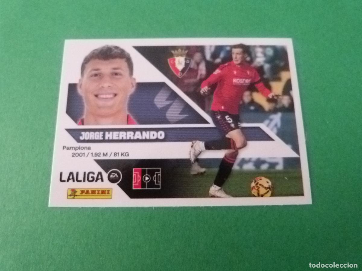 Cromos de f&uacute;tbol: CROMO FUTBOL HERRANDO AT. OSASUNA SIN PEGAR N&ordm; 7 LIGA ESTE 2026-2027/26-27 PANINI