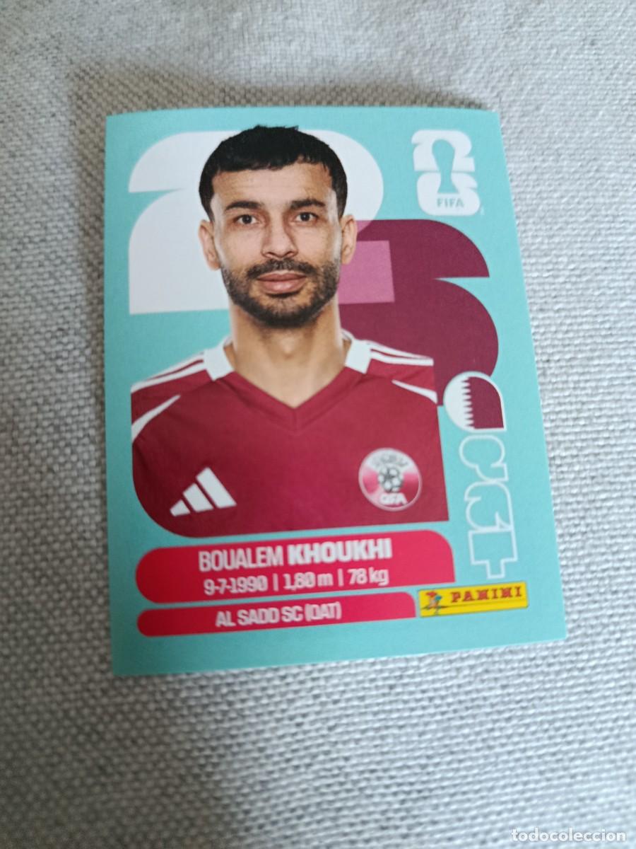 Cromos de f&uacute;tbol: Panini Mundial 2026 Estados Unidos-Mexico. 6- Khoukhi. Qatar. Nunca pegado.