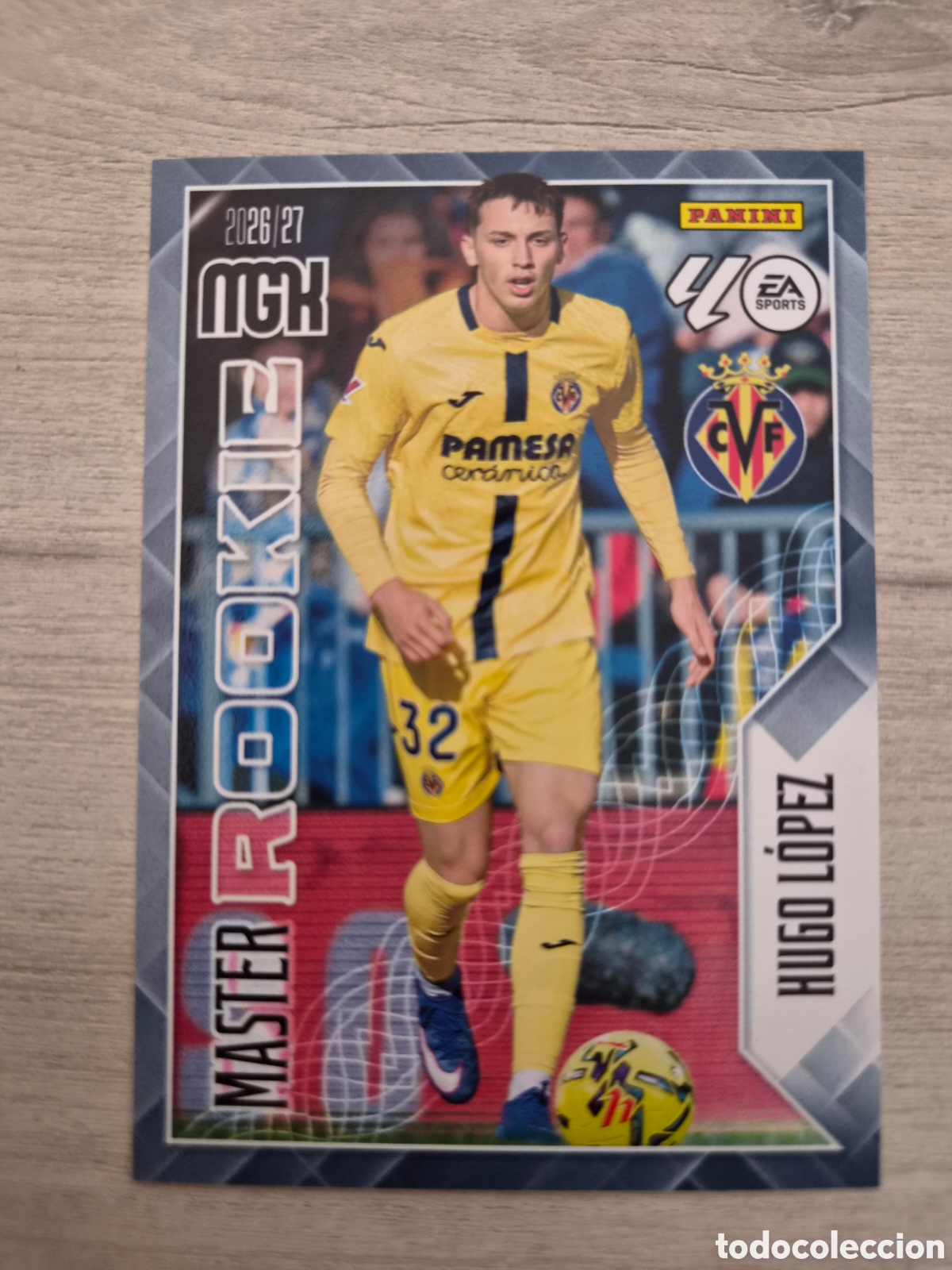 Cromos de f&uacute;tbol: N&deg;412 Master Rookie Hugo L&oacute;pez Megacracks 26/27