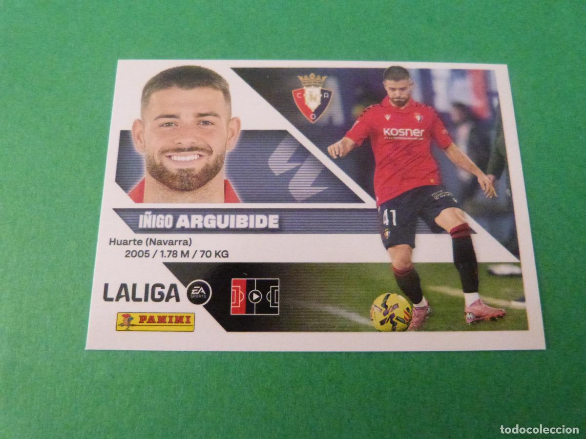 Cromos de f&uacute;tbol: CROMO FUTBOL ARGUIBIDE AT. OSASUNA SIN PEGAR N&ordm; 5 B LIGA ESTE 2026-2027/26-27 PANINI