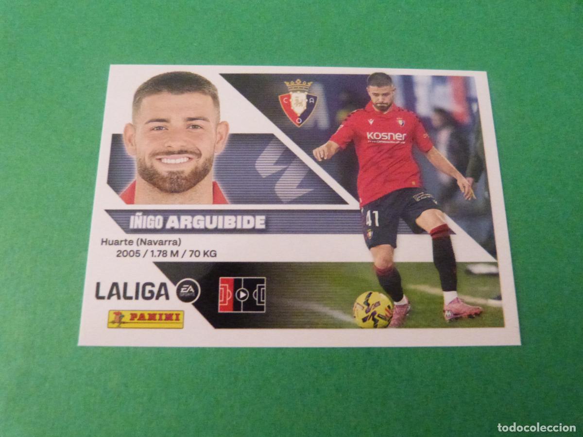 Cromos de f&uacute;tbol: CROMO FUTBOL ARGUIBIDE AT. OSASUNA SIN PEGAR N&ordm; 5 B LIGA ESTE 2026-2027/26-27 PANINI