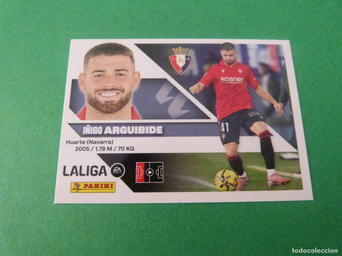 Cromos de f&uacute;tbol: CROMO FUTBOL ARGUIBIDE AT. OSASUNA SIN PEGAR N&ordm; 5 B LIGA ESTE 2026-2027/26-27 PANINI