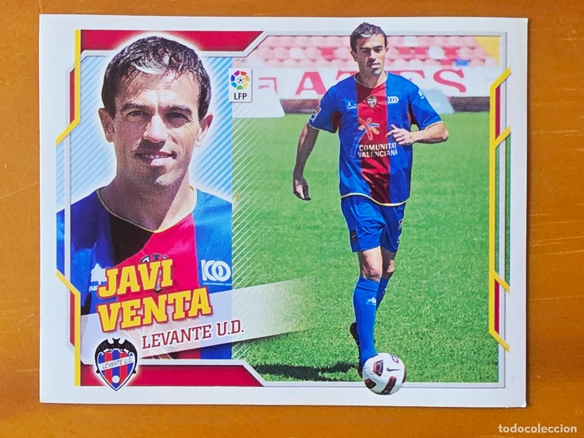 Cromos de f&uacute;tbol: 3 B Javi Venta, Levante UD, Coloca, Panini Ediciones Liga Este 2010 2011 10 11