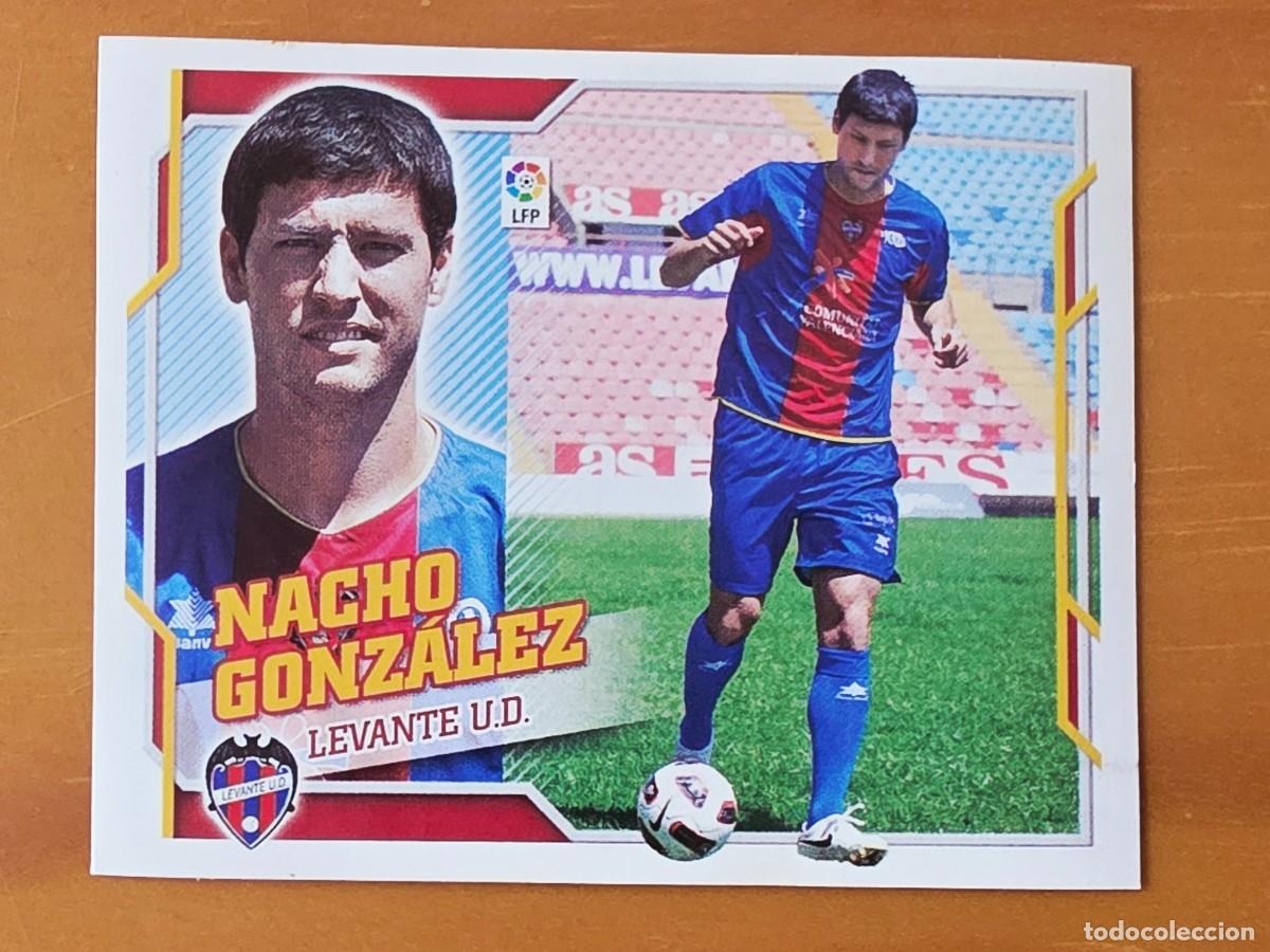 Cromos de f&uacute;tbol: 11 B Nacho Gonz&aacute;lez, Levante UD, Coloca, Panini Ediciones Liga Este 2010 2011 10 11