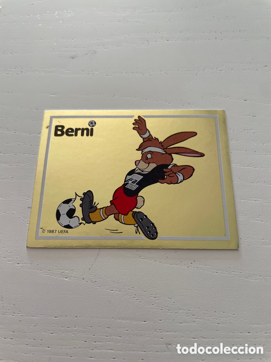 Cromos de Futebol: EURO 88 cromo 41 BERNI Mascota Panini sin pegar