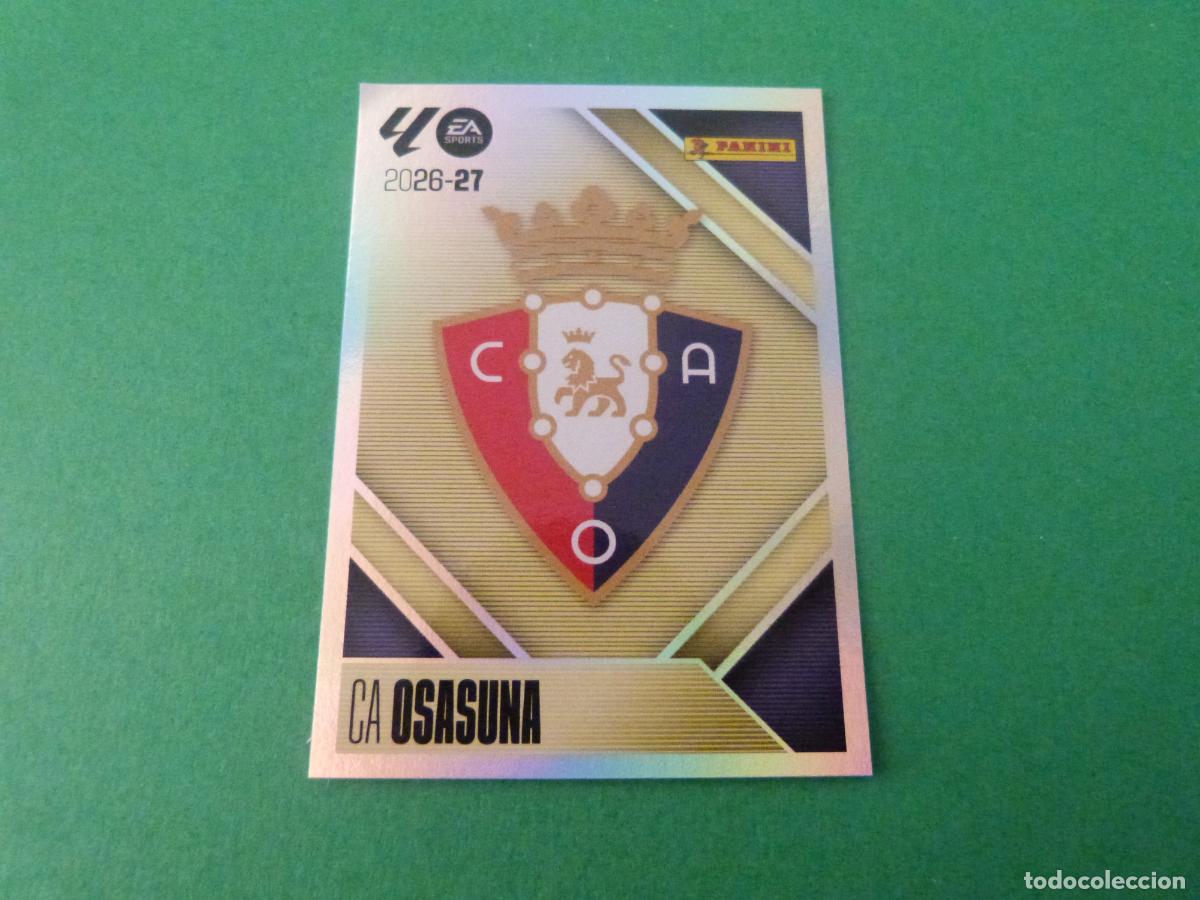 Cromos de Futebol: CROMO FUTBOL ESCUDO AT. OSASUNA SIN PEGAR N&ordm; 1 LIGA ESTE 2026-2027/26-27 PANINI