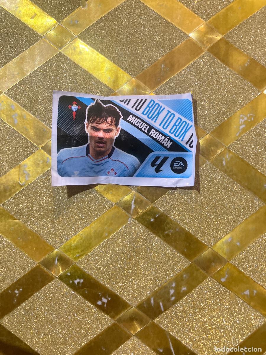 Fu&szlig;ball-Sticker: CROMO DE FUTBOL MIGUEL ROMAN CELTA DE VIGO BOX TO BOX CHICLE LIGA 2026 2027 PANINI !